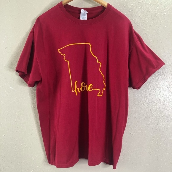 Missouri Life HOME TEE Gildan Size XL Red Men's - Picture 4 of 9